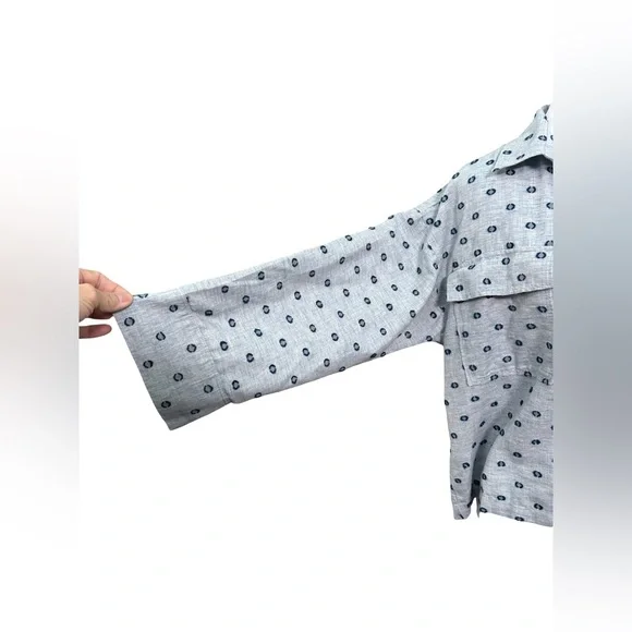 LOFT V-Neck Pocket Popover - Picture 6 of 10